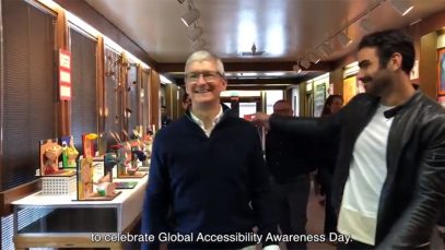 America’s Next Top Deaf Model Nyle DiMarco & Apple CEO Tim Cook To Celebrate Global Accessibility Awareness Day
