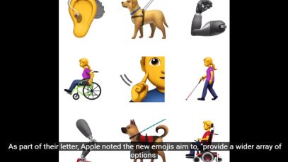 Apple To Propose 13 New Emojis For People With Disabilities