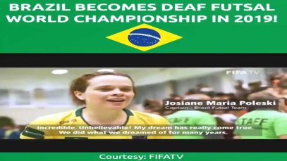 Brazil Won The 4th World Deaf Futsal Championships 2019