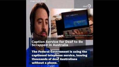 Caption Service for Deaf to Be Scrapped in Australia