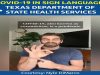 COVID-19 in Sign Language: Texas Department of State Health Services