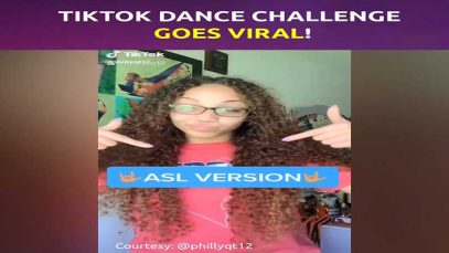Deaf Teen Philly’s TikTok Dance Challenge in ASL Goes Viral