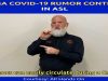 FEMA COVID-19 Rumor Control in American Sign Language (ASL)