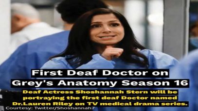 First Deaf Doctor on Grey’s Anatomy Season 16