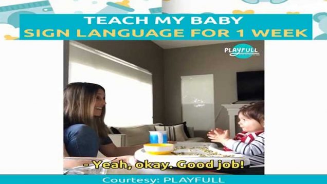 How to Teach My Baby Sign Language For 1 Week