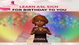 Learn American Sign Language (ASL) Sign for Birthday