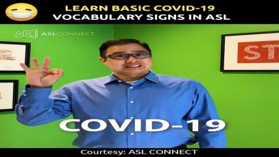 Learn Basic COVID-19 Vocabulary Signs in ASL