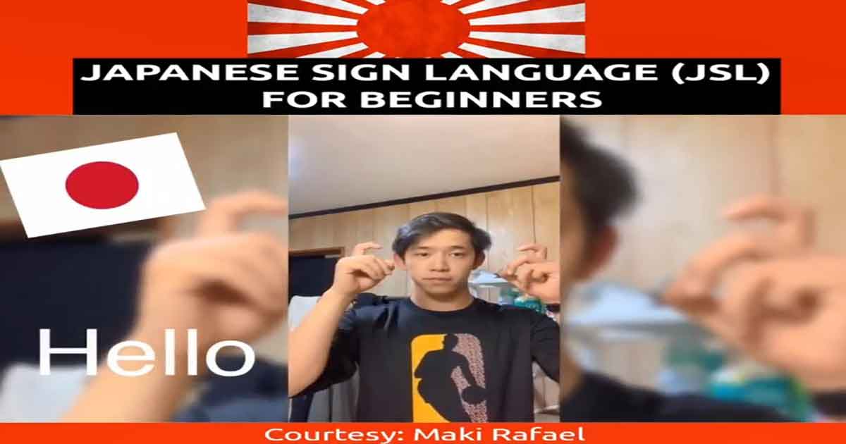 Learn Basic Words In Japanese Sign Language Jsl For Beginners