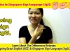 Learn About The Differences Between Signing Exact English (SEE) & Singapore Sign Language (SgSL)