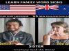Learn Family Word Signs in Different International Sign Language