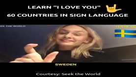 Learn “I Love You” for 60 Countries in Sign Language
