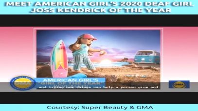 Meet An American Girl’s 2020 Deaf Girl Joss Kendrick of the Year
