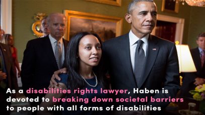 Meet A Deaf-Blind Disabilities Rights Lawyer Haben Girma