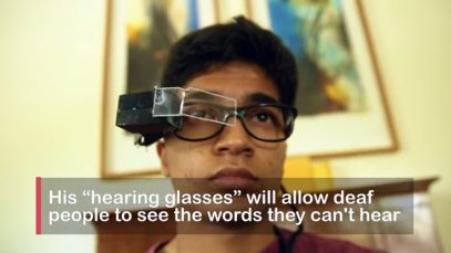 Meet Delhi Teen Who Invented Hearing Glasses For Deaf People