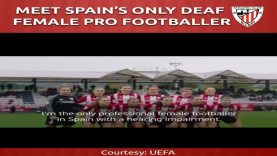 Meet Spain’s Only Deaf Female Professional Footballer Eunate Arraiza