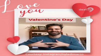 Nyle DiMarco’s ASL Valentine Day 2020