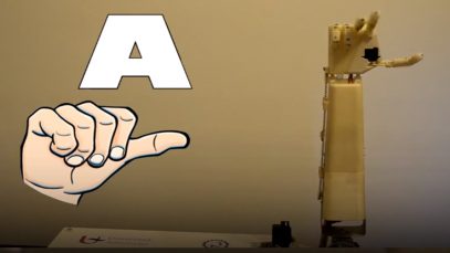 Robotic Arm To Translate Words Into Sign Language For Deaf People