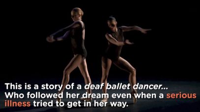 A Serious Illness Don’t Stop A Deaf Ballet Dancer & Choreographer’s Dream