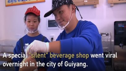 Silent Beverage Shop in Guiyang To Bring Warm Smiles
