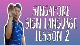 Singapore Sign Language Lesson 2: Geylang, Hair Cut & Handsome