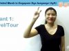 Singapore Sign Language Lesson: Travel-Related Words