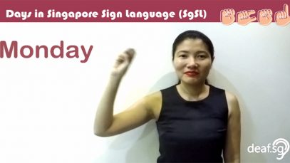Singapore Sign Language SG