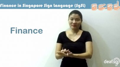 Singapore Sign Language (SgSL) Lesson: Finance-Related Words