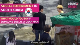 Social Experiment in South Korea: What Would You Do If Someone Bullys A Deaf Man