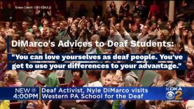 Deaf Activist Nyle DiMarco’s Surprise Visit to The Western Pennsylvania School For The Deaf