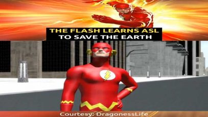 The Flash Learns ASL to Save The Earth