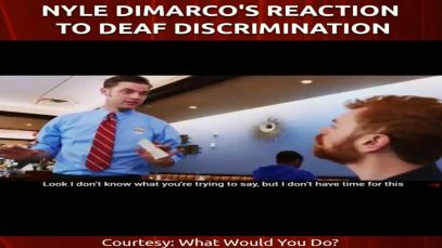 What Would You Do?: Nyle DiMarco’s Reaction to Deaf Discrimination